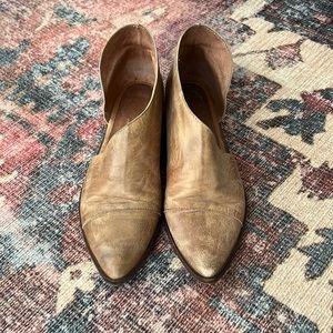 Free People Leather Royale Flats